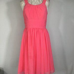 Midi with Suspenders Woman brand D'ZAGE pink color.